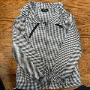 UBU Pack Your Personality Rain Jacket Black/White Checkered Size Medium